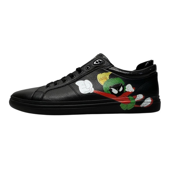 ALDO‎ x Looney Tunes Marvin Martian Sneakers Men's 14 Black Low Top LTLOWTOPSPEC - Picture 1 of 15